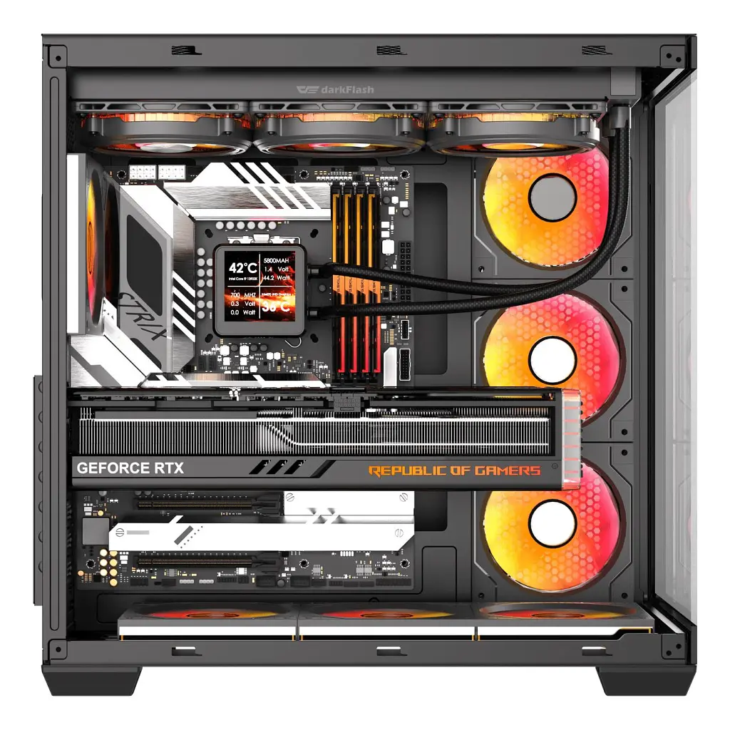 Корпус для ПК DARKFLASH C280 BLACK - фото 10