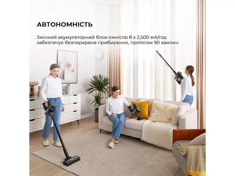 Вертикальний і ручний пилосос Dreame R10 PRO Aqua 2 в 1 (VZV15A) - фото 4