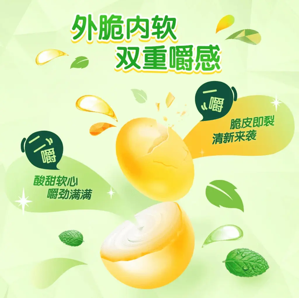 Драже Wrigley's Doublemint Lemon Chewy Mint Candy 80г - фото 5