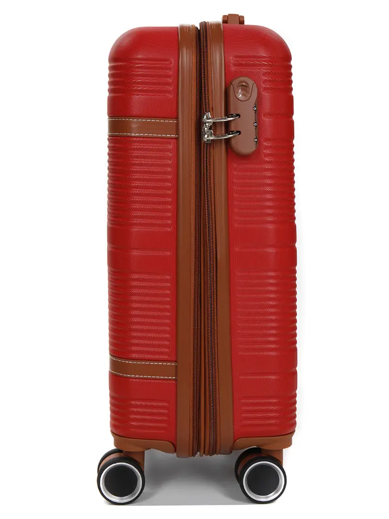 Валіза маленька S ABS-пластик Worldline Airtex 629 56×36×22см 38л Червона - фото 5