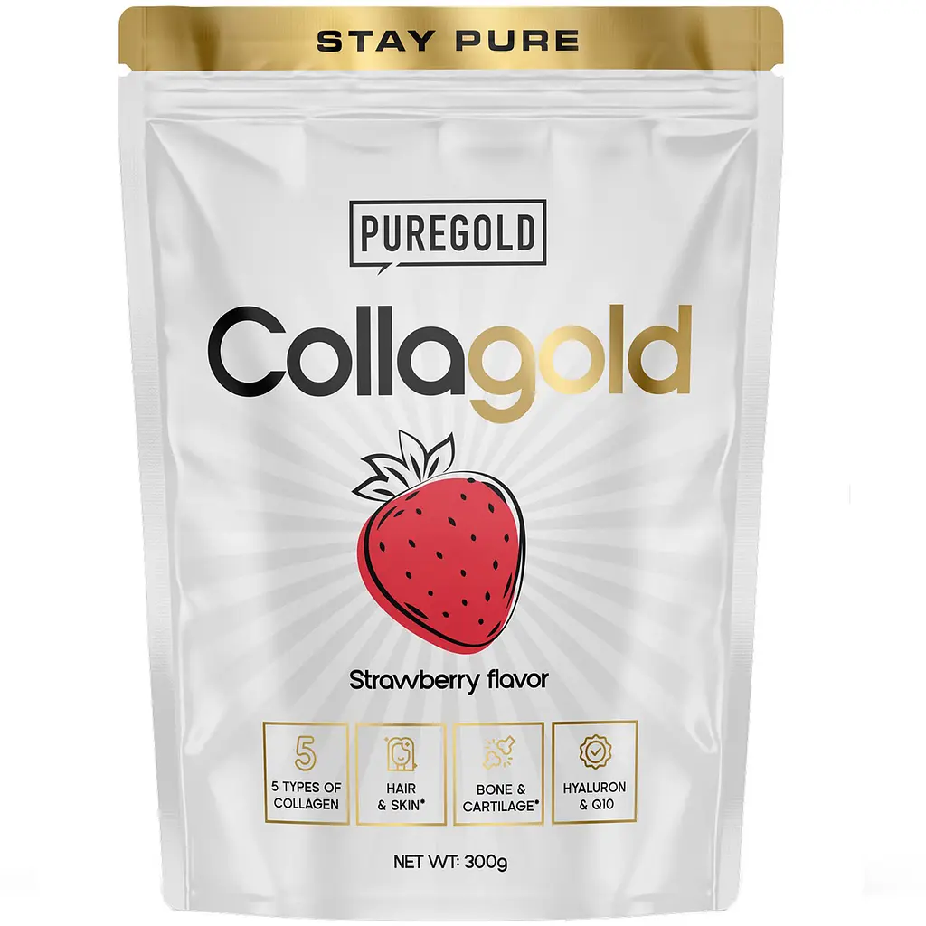 Дієтична добавка Pure Gold Колаген Collagold Полуничний дайкірі 300 г