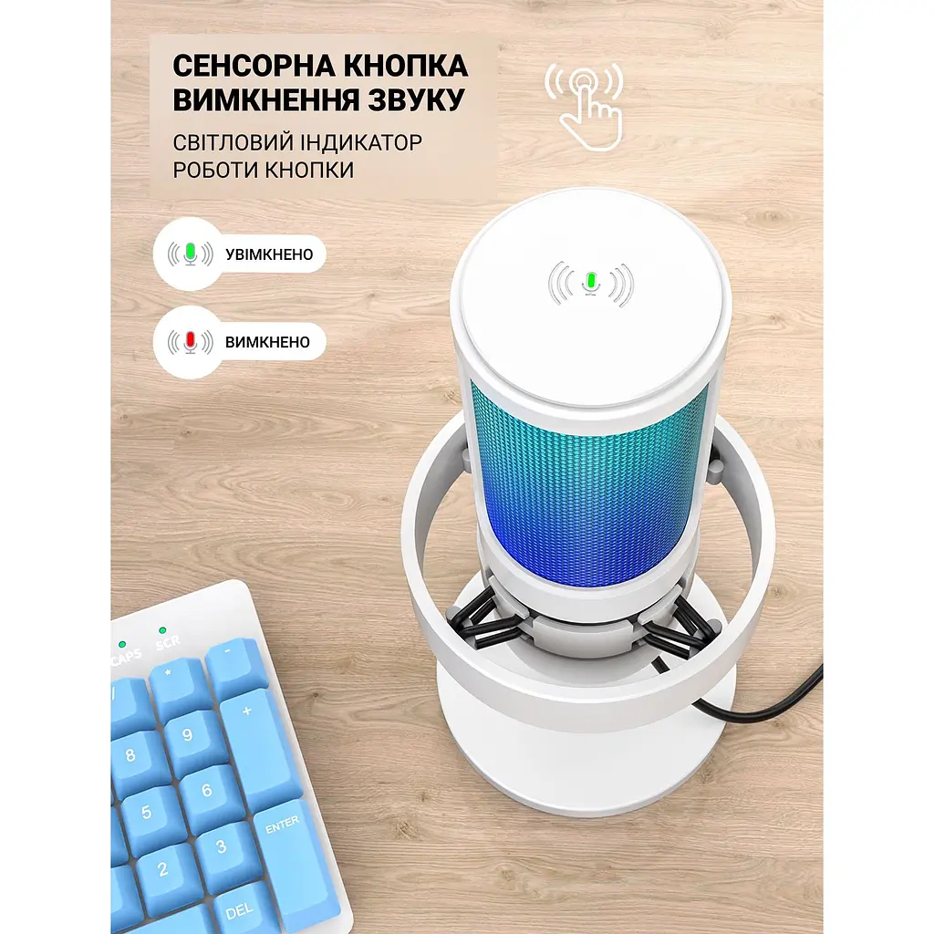 Мікрофон Fifine USB (A8W) - фото 9