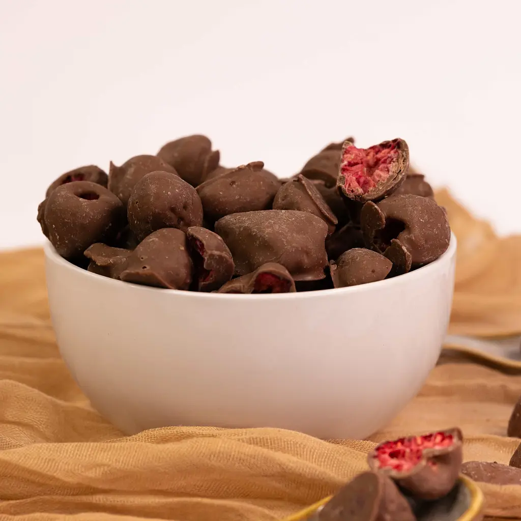 Сублимированная малина в молочном шоколаде БЕЗ САХАРА, 50г - фото 5