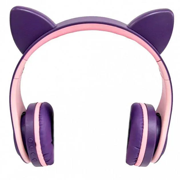 Беспроводные детские наушники CAT EAR YW-018 с кошачьими ушками с подсветкой - фото 2