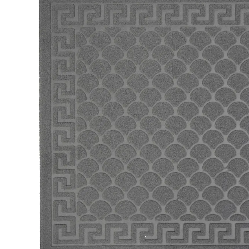 Килимок придверний Eco Fabric Луска без кромки сірий 60 х 90 см (6090-002) - фото 8