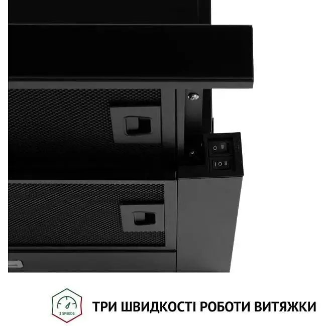 Витяжка телескопічна Perfelli TL 6333 BL 700 LED Glass - фото 5