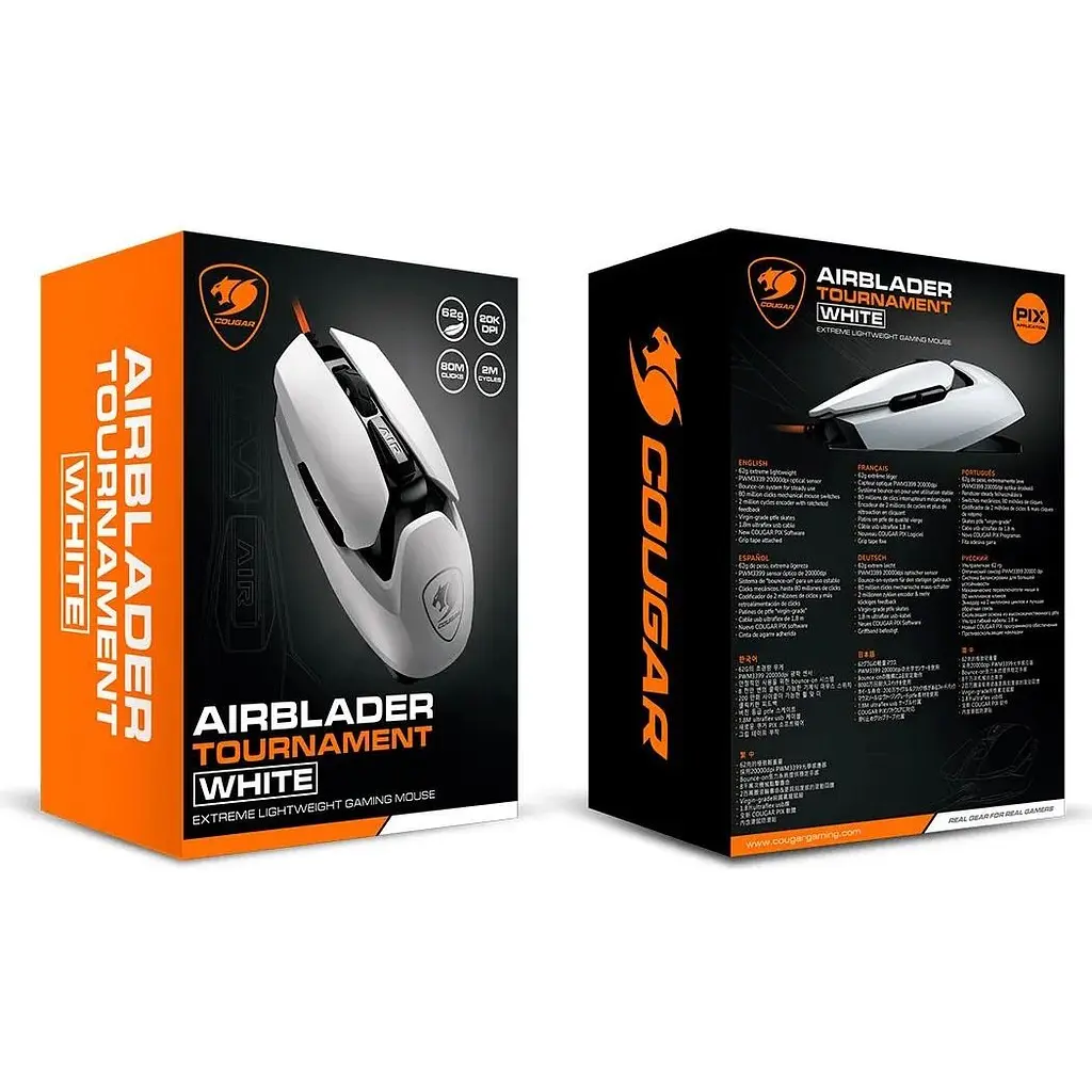 Миша Cougar AirBlader Tournament White [127144] - фото 13