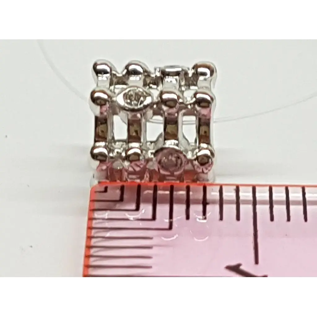 Срібна підвіска-шарм Qvaliz з фіанітами. 903-00760 - фото 3