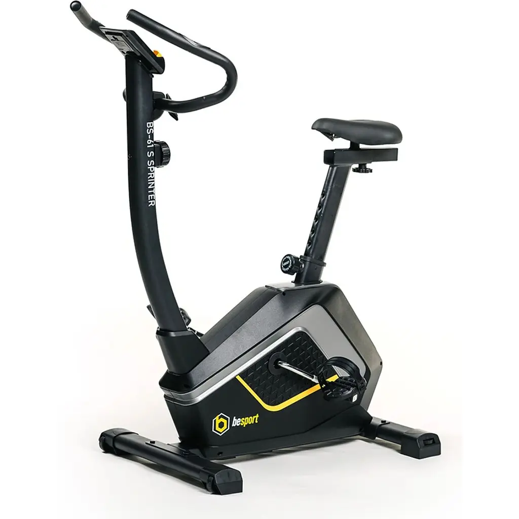 Велотренажер Besport BS-611S Sprinter магнітний чорно-жовтий - фото 2