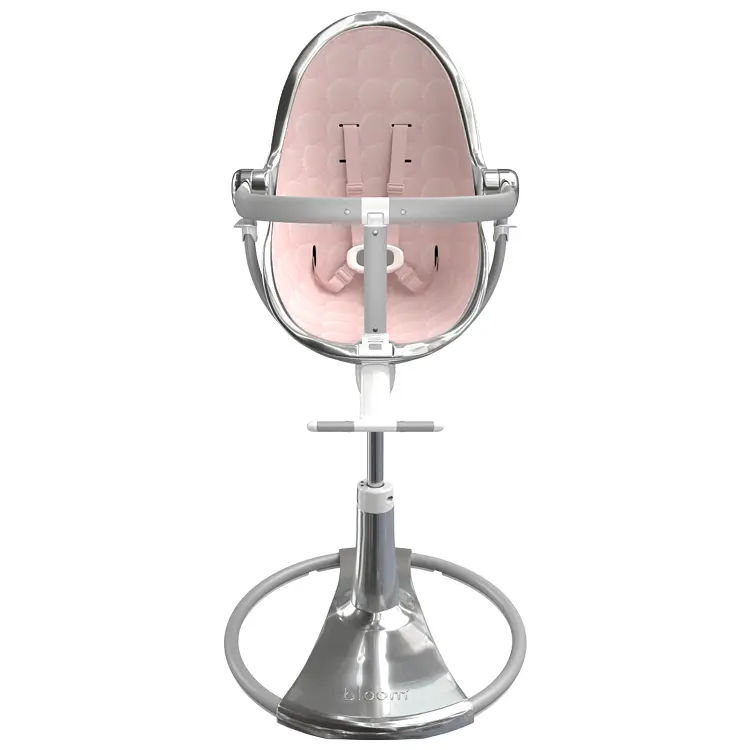 Стульчик для кормления Bloom Fresco Silver/Blush pink (E10535-S\U10543-P) - фото 3
