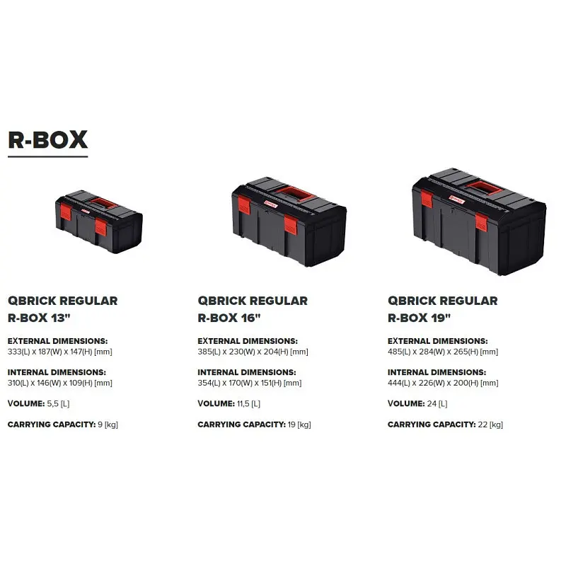 Ящик для інструментів Qbrick REGULAR R-BOX 16 385х230х204 мм 5901238253914 - фото 3