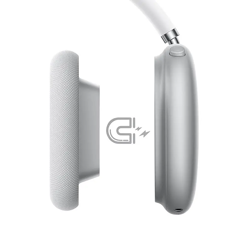 Накладные наушники Borofone BO35 Plus Adorable, ANC, BT headphones, BT5.4, AUX, 400mAh, 32h, 45h, silver - фото 4