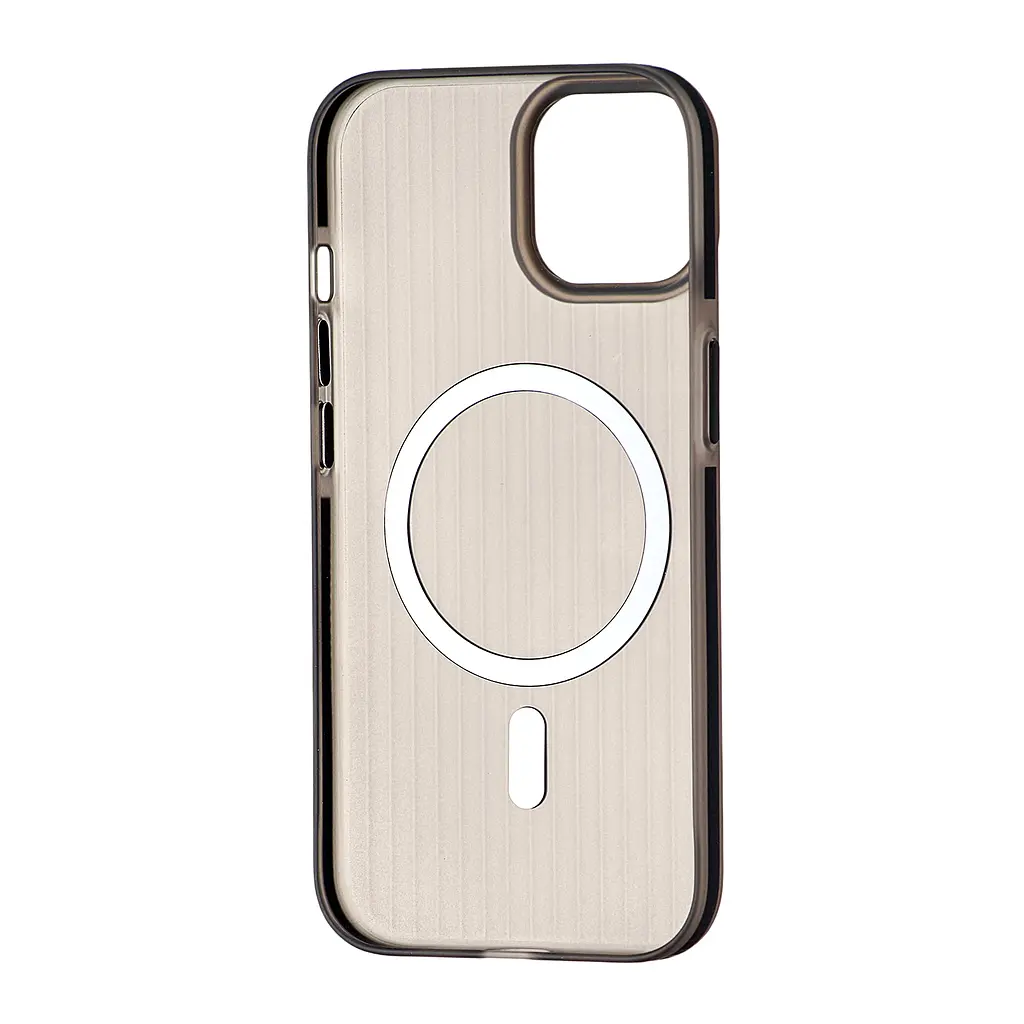 Чохол Groove Matt Case with MagSafe iPhone 15 Black - фото 3