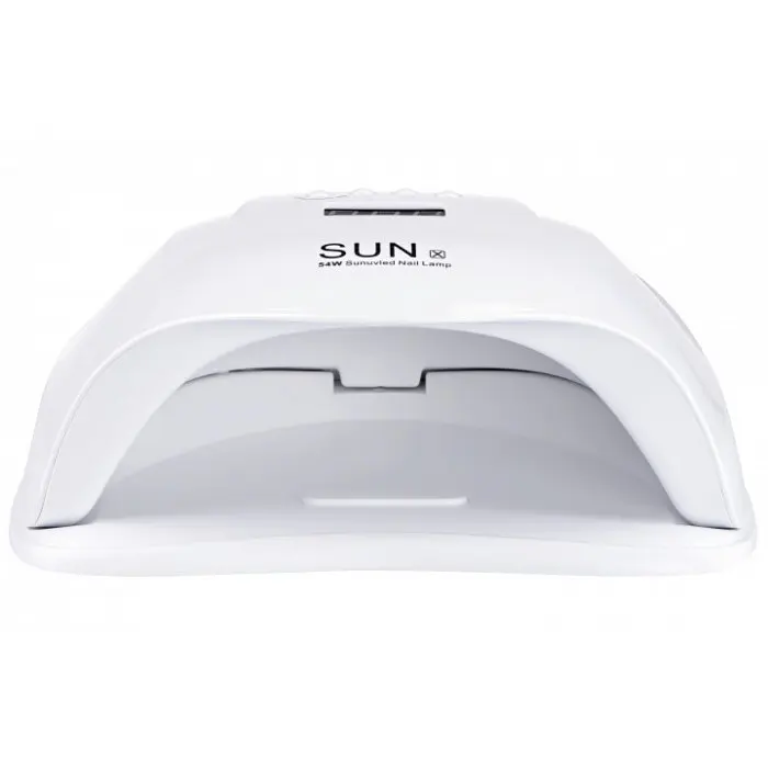 Лед уф лампа для нарощування нігтів та сушіння гель лаку біла LED UV SUN X 54вт - фото 2