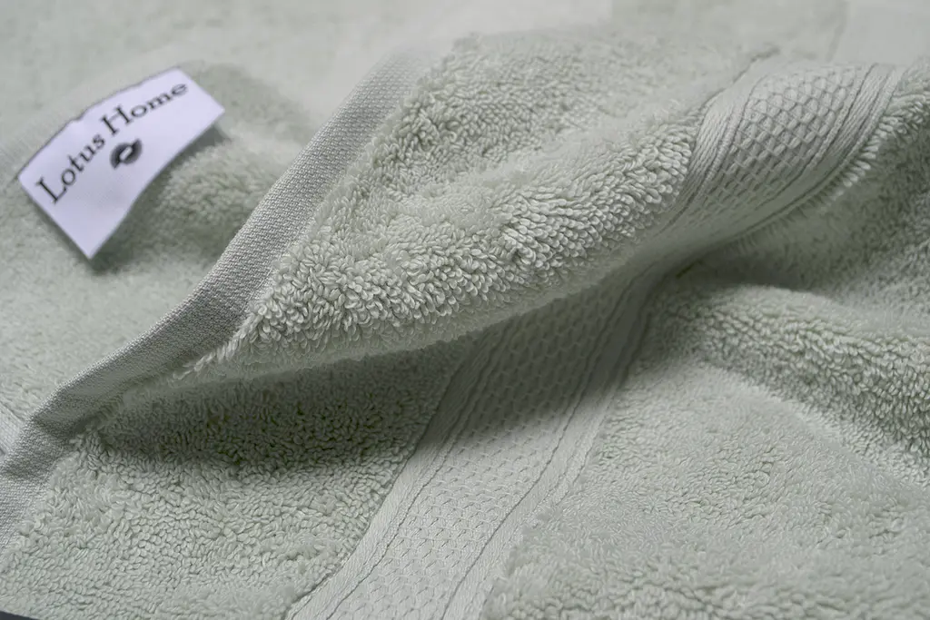 Полотенце махровое Lotus Home - Grand soft twist green зеленый 50x90 - фото 3