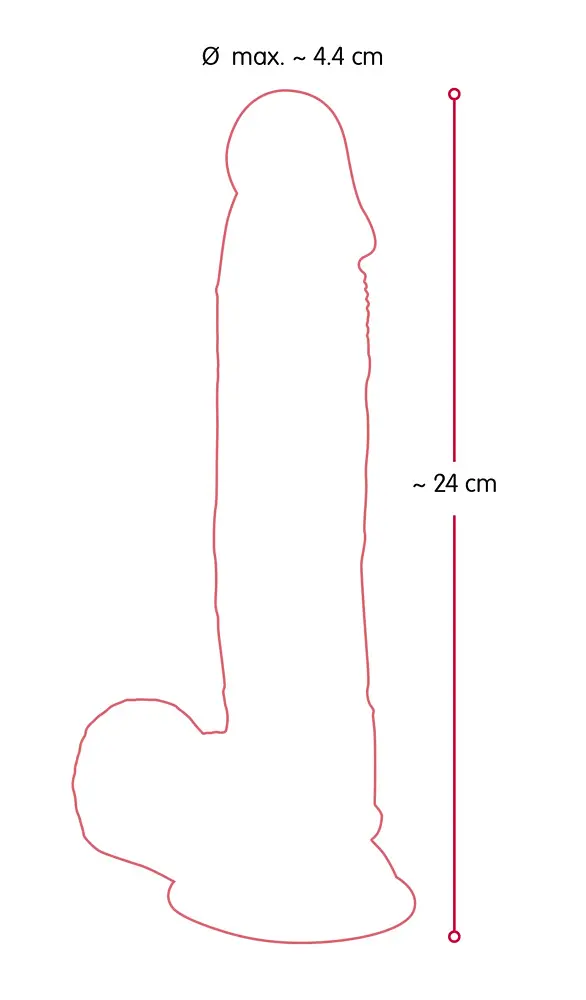 Фалоімітатор з мошонкою Nature Skin Medium Bendable тілесний - фото 9