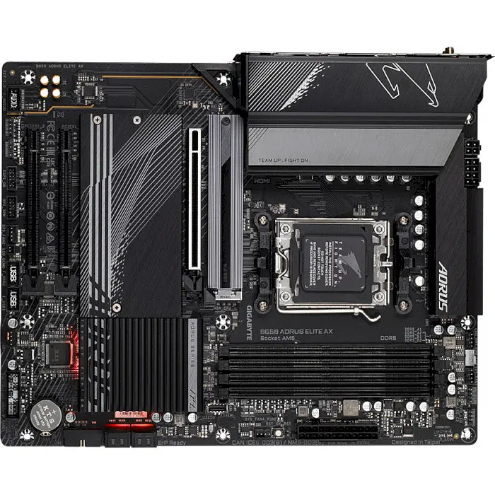 Материнська плата Gigabyte B650 AORUS ELITE AX (B650 AORUS ELITE AX) (Socket AM5, AMD B650, ATX) Б/в - фото 2