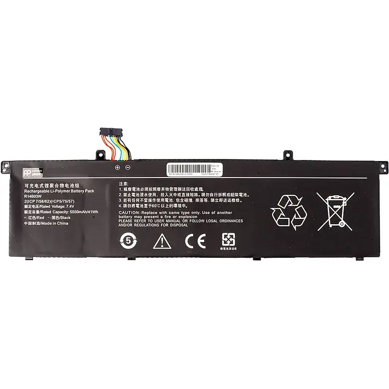 Акумулятор PowerPlant для ноутбуків Xiaomi Pro X 14 (R14B03W) 7.4V 5500mAh (NB530083) - фото 2