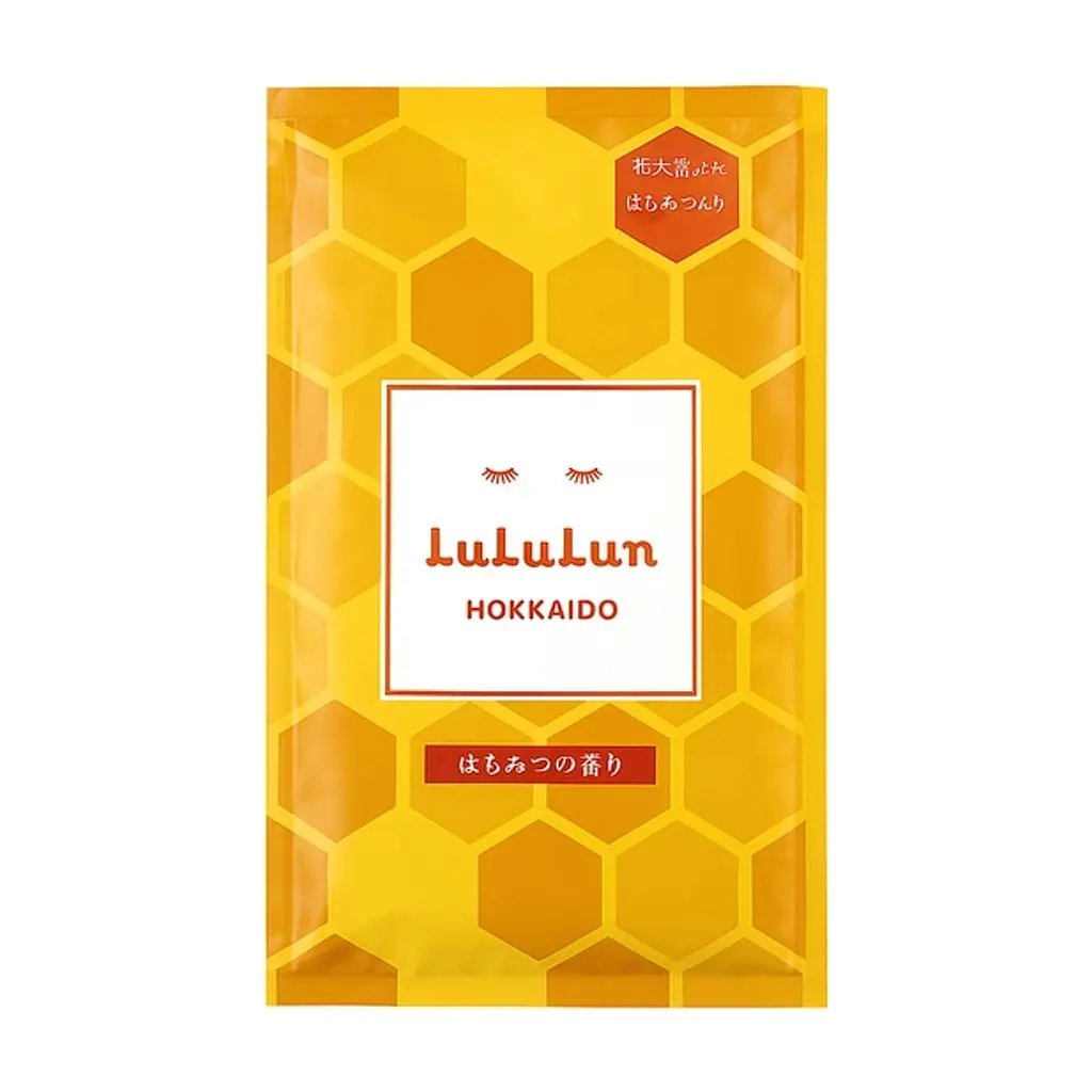 Маска для обличчя Lululun Premium Face Mask Hokkaido Honey Відновлююча з натуральним медом 1 шт х 5 уп (4582305069570)
