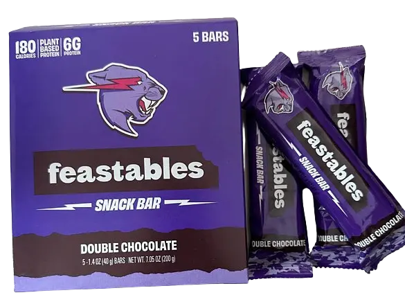 Шоколадний батончик Feastables MrBeast Double Chocolate 40 г - фото 3