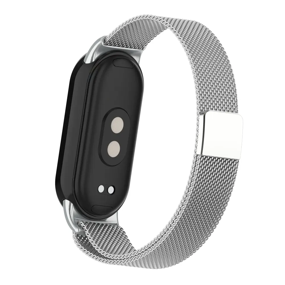 Ремінець ArmorStandart Milanese Magnetic для Xiaomi Smart Band 10/9/8 Silver (ARM86892) - фото 2