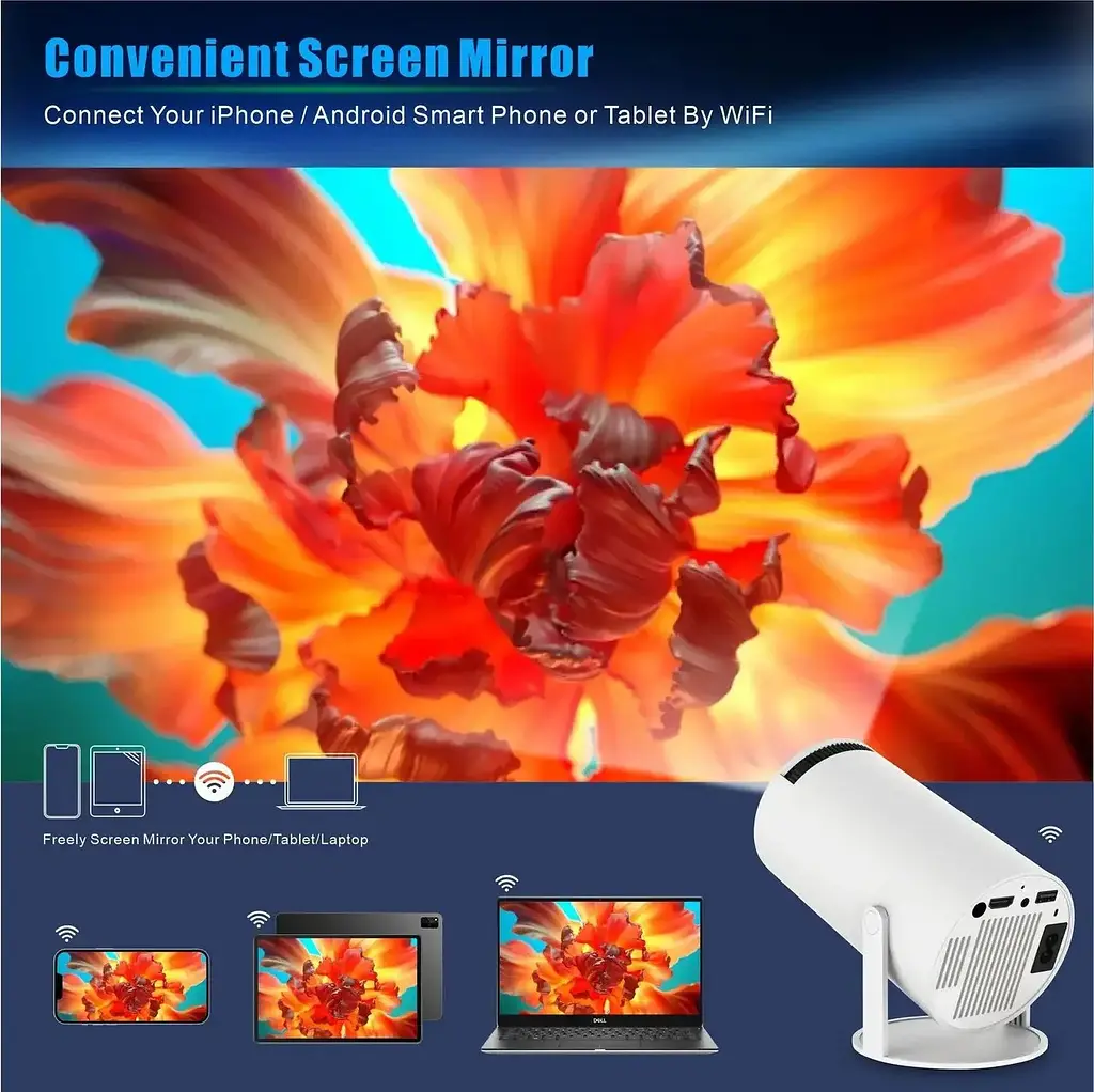 Проєктор із джойстиками Wireless M300 (HY 300) MAX Game Projector 2 in 1, Білий, домашній проєктор із іграми - фото 9