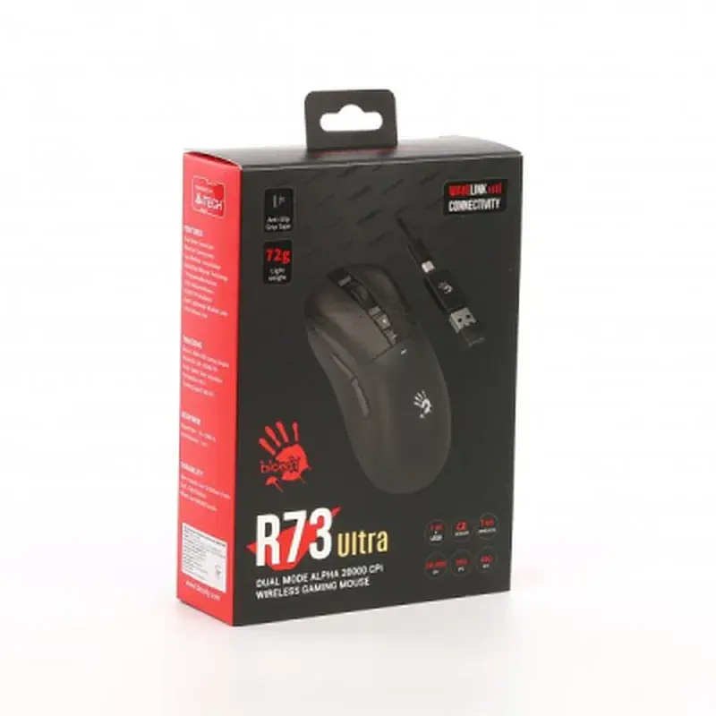 Мишка A4Tech Bloody R73 Ultra Wireless Black (4711421002349) - фото 12