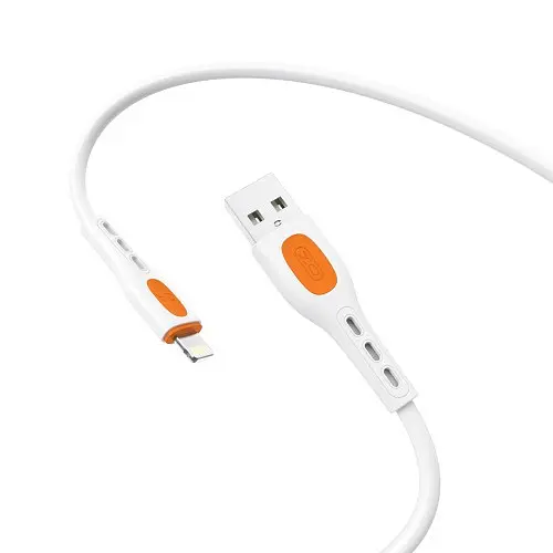 Кабель XO NB280 Jian Yan Series Lightning Data Cable 1M 3A Білий - фото 3