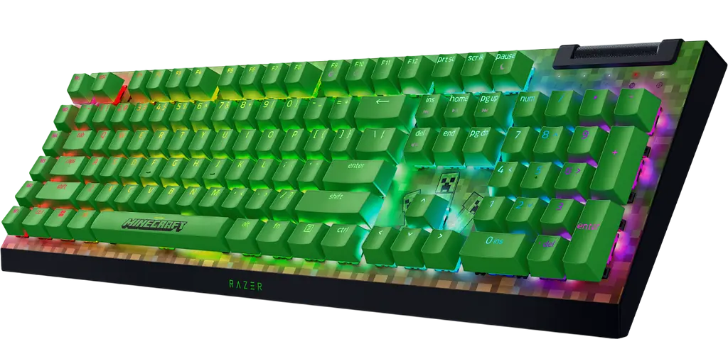 Клавіатура RAZER BlackWidow V4 X Minecraft Edition (RZ03-04704100-R3M1) - фото 2