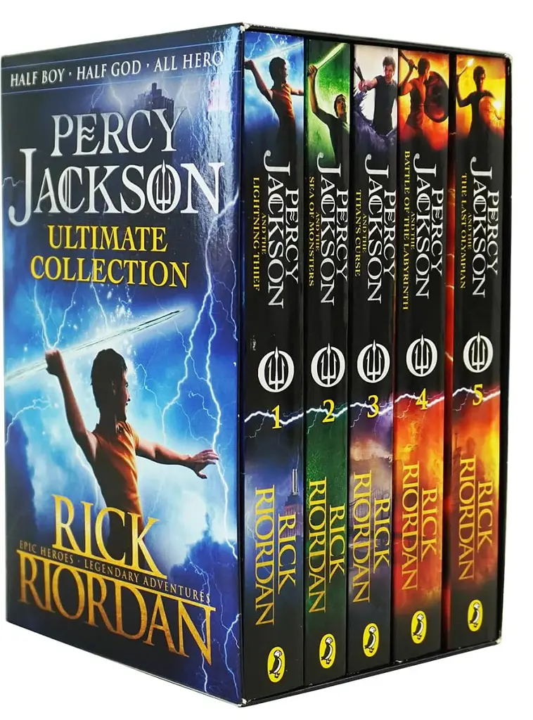 Percy Jackson Complete Collection (5 Books Slipcase) - Рік Ріордан - фото 2