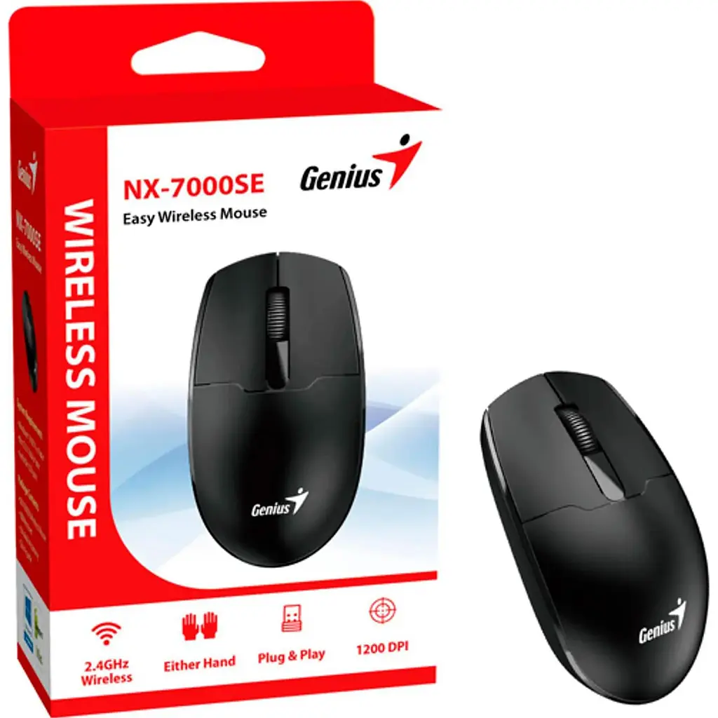 Мышь Genius NX-7000SE WL Black (31030032400) - фото 6