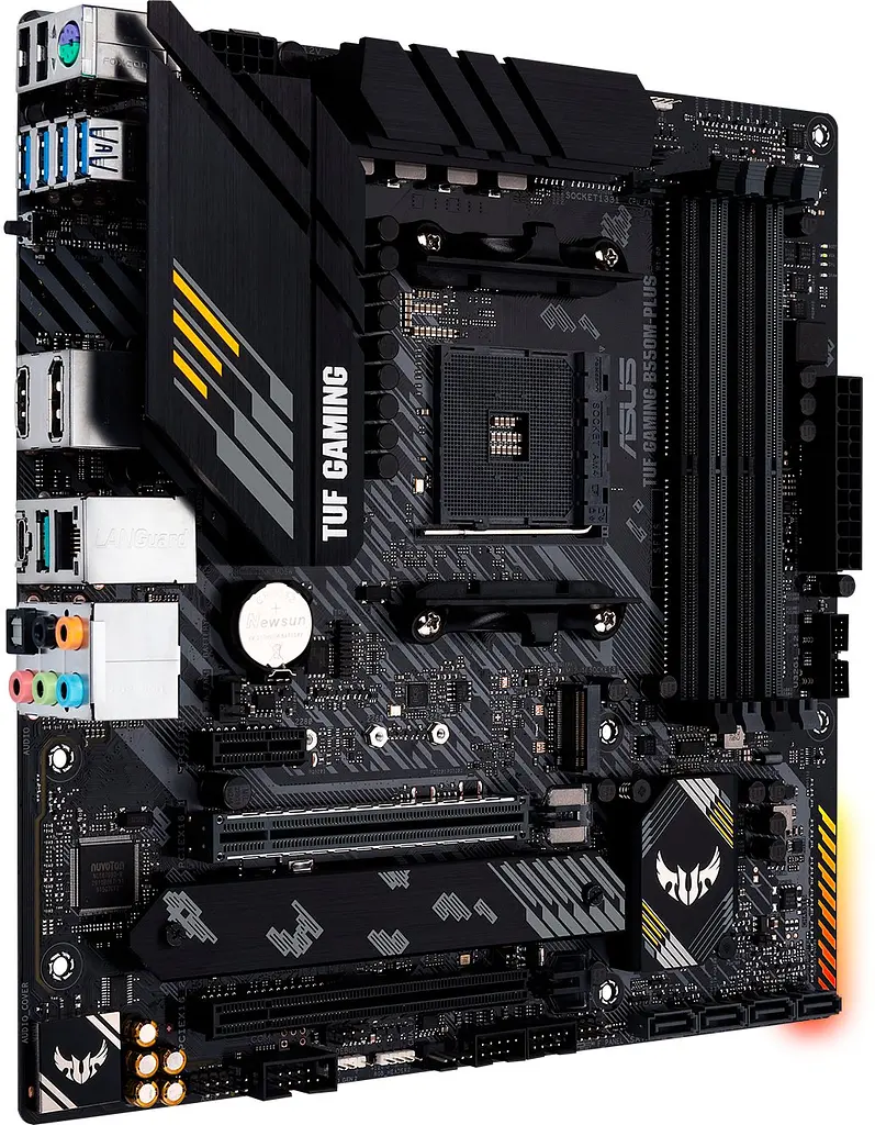 ASUS Материнська плата TUF GAMING B550M-PLUS sAM4 B550 4xDDR4 M.2 HDMI DP mATX - фото 9