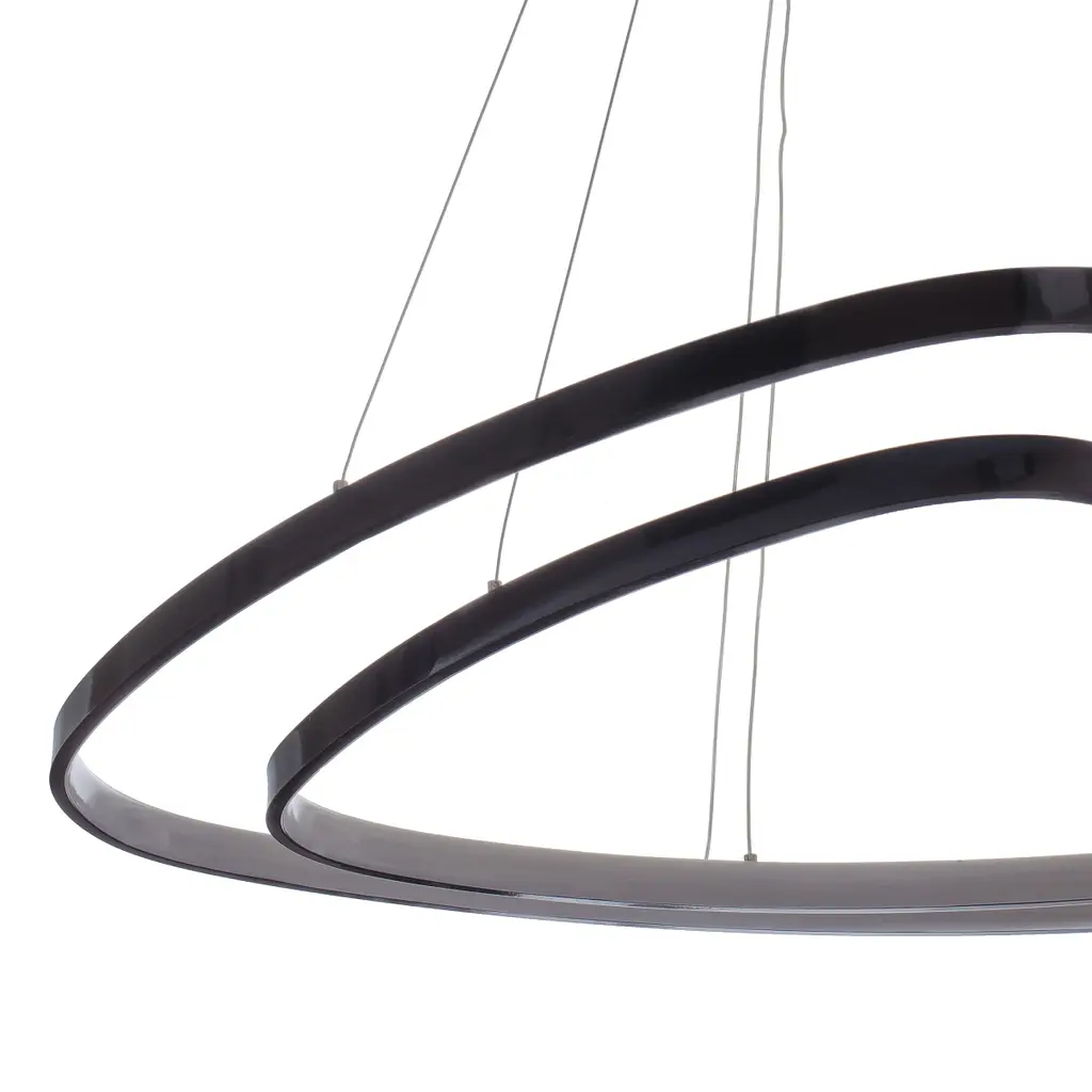 Світильник стельовий Brille підвісний з пультом для натяжної стелі BL-571S/95W dim BK LED - фото 5