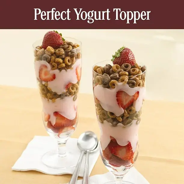 Сухий сніданок Chocolate Strawberry Cheerios Valentine’s Day Breakfast Cereal Family Size 525g - фото 3
