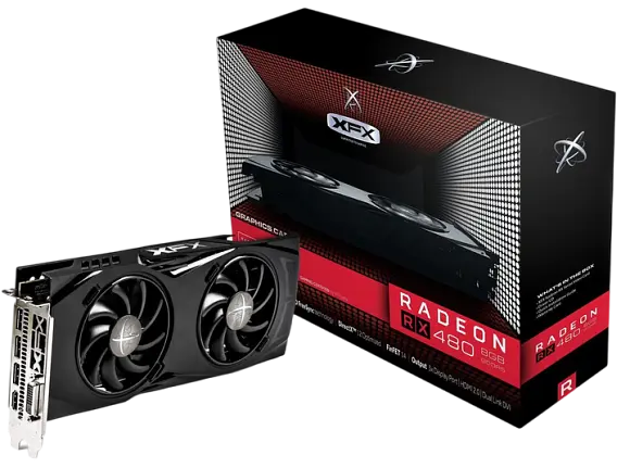 Відеокарта AMD Radeon RX 480 8GB XFX GTR Triple X Edition (RX-480P8DFA6) Б/В - фото 1