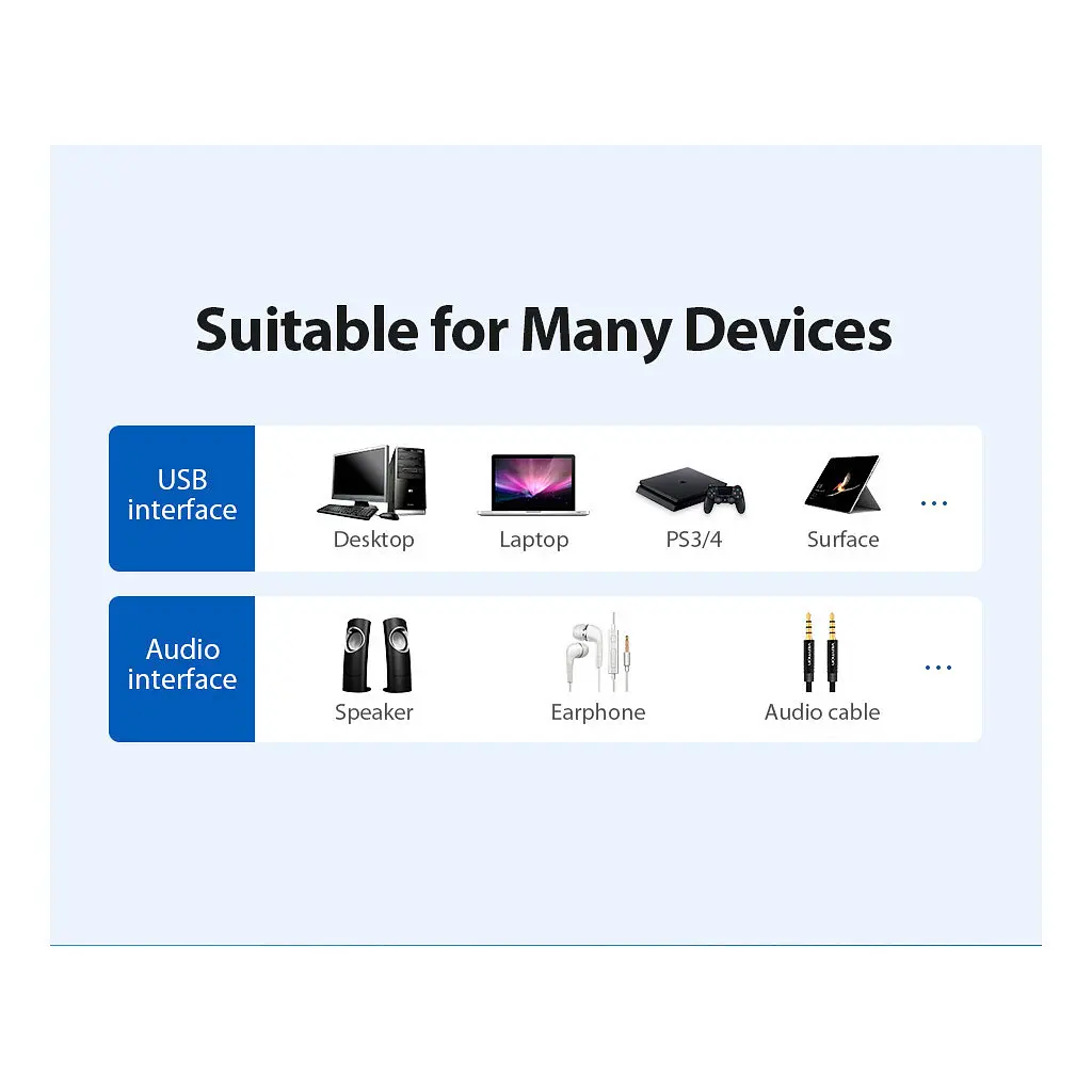 Звукова плата VENTION Audio USB 1х3,5mm jack 4pin Metal (OMTP-CTIA) (CDLH0) - фото 9