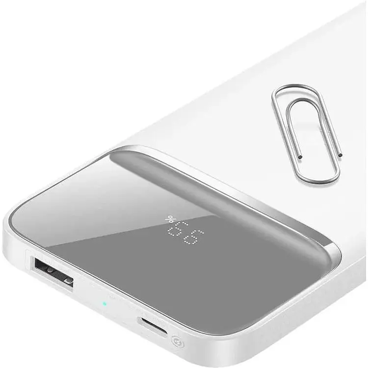 Портативна батарея Baseus Wireless Charger Magnetic 10000 mAh 20W PPMT-02 White - фото 3