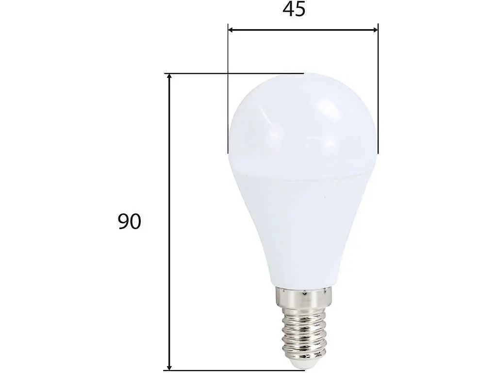 Лампа світлодіодна MIORRO 8W G45 720Lm ~ 175-265V арт.51-314-010. - фото 3
