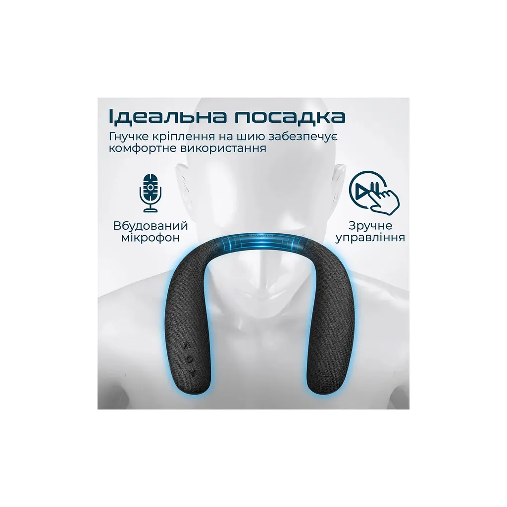 Акустична система Promate Hook Black (hook.black) - фото 5