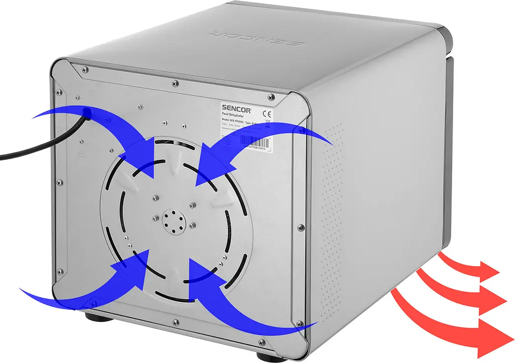 Сушилка для овощей и фруктов Sencor SFD 7750SS [100312] - фото 4