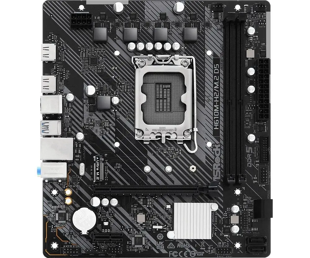 Материнська плата ASRock Socket 1700 (H610M-H2/M.2 D5) - фото 3