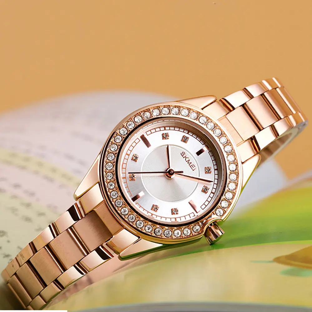 Наручний годинник жіночий 1534GD Gold Skmei acs0030696 - фото 4