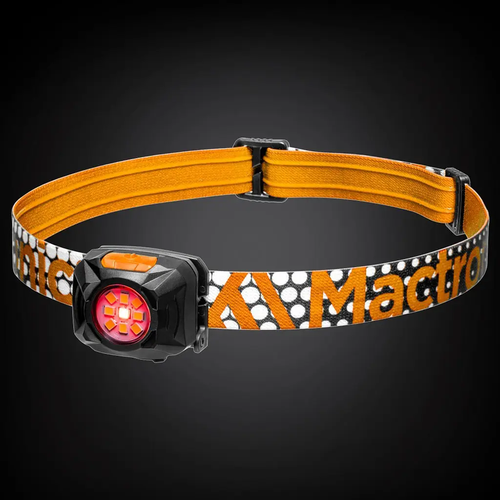 Ліхтар налобний Mactronic Rebel 400 Lm LED теплий/холодний/червоний Type-C оранжевий - фото 4