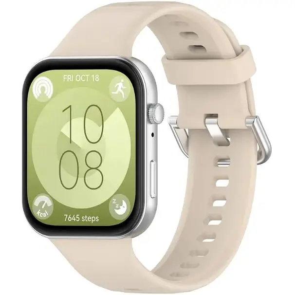 Ремінець DK CDK для Huawei Watch Fit 4 Silicone Sport Classic (017792) (ivory) - фото 2