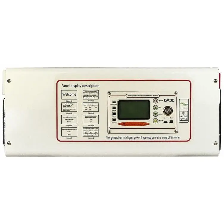 Источник бесперебойного питания GXQC UPS 2000W/ 6000W DC 24V - AC 220V чистая синусоида - фото 3