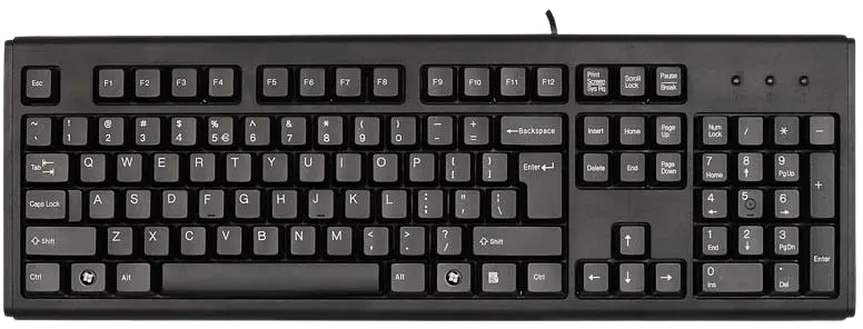 Клавіатура A4tech KR-83 Black - фото 2