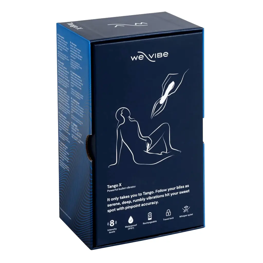 Вибратор We-Vibe Mini Stymulator Tango X 10 см синий - фото 10