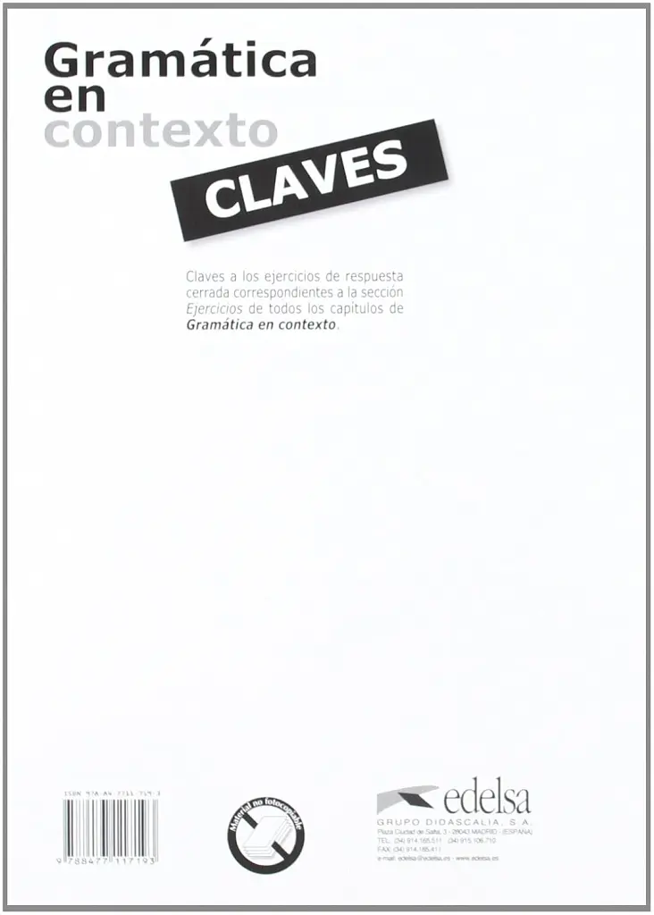 Gramatica en contexto. Claves - Клаудія Якобі - фото 2