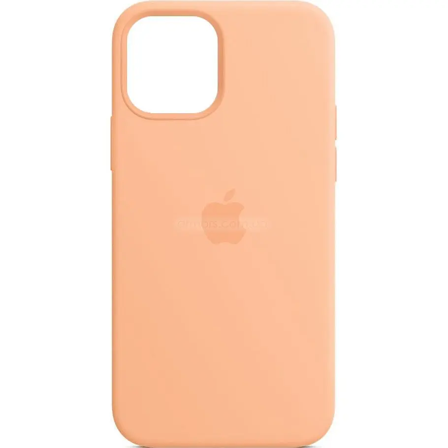 Чохол Silicone Case with MagSafe для iPhone 12 Pro Max (Cantaloupe) AAA [57149] - фото 6