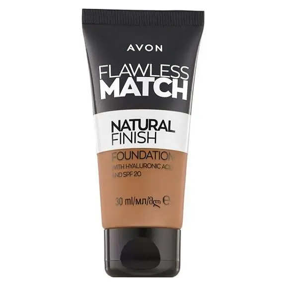 Тональний крем для обличчя Avon з гіалуроновою кислотою SPF20 Avon, 130N Світлий
